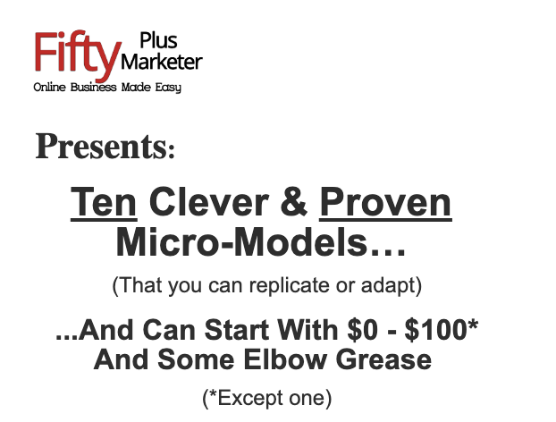 Ten Micro Models
