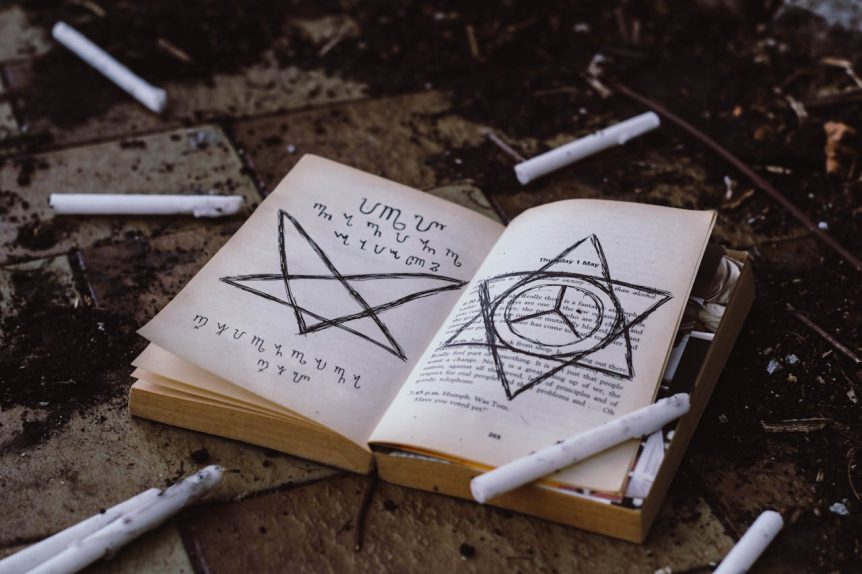 Picture of a witches book